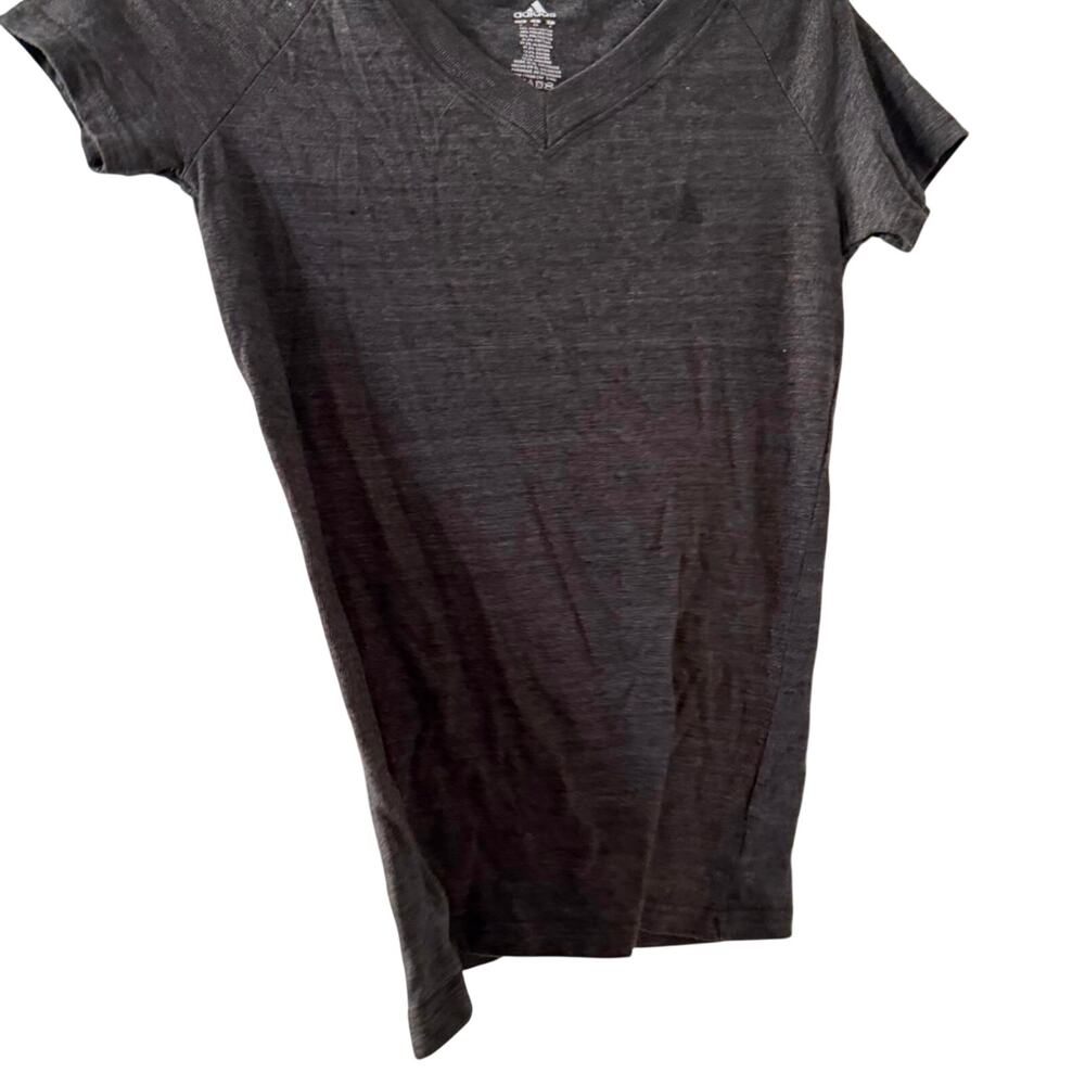 Grey Adidas Short Sleeve T-shirt Womens Small